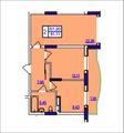 Квартира 2к. 61.1 м.кв.